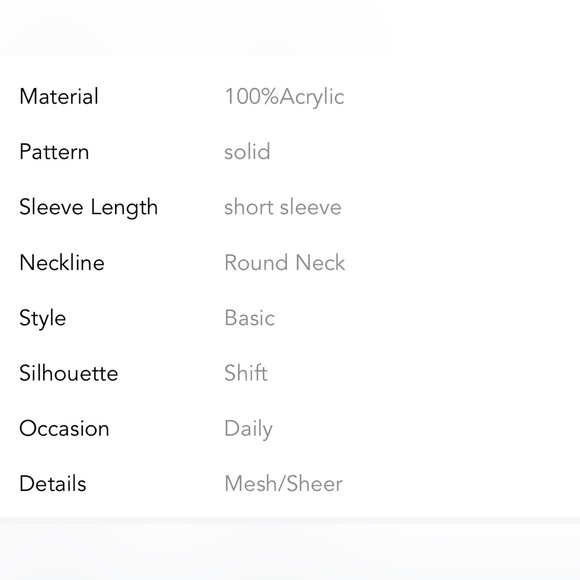 Black Open Weave Crochet Knit Fish net Drop Shoulder Top - Picture 13 of 15